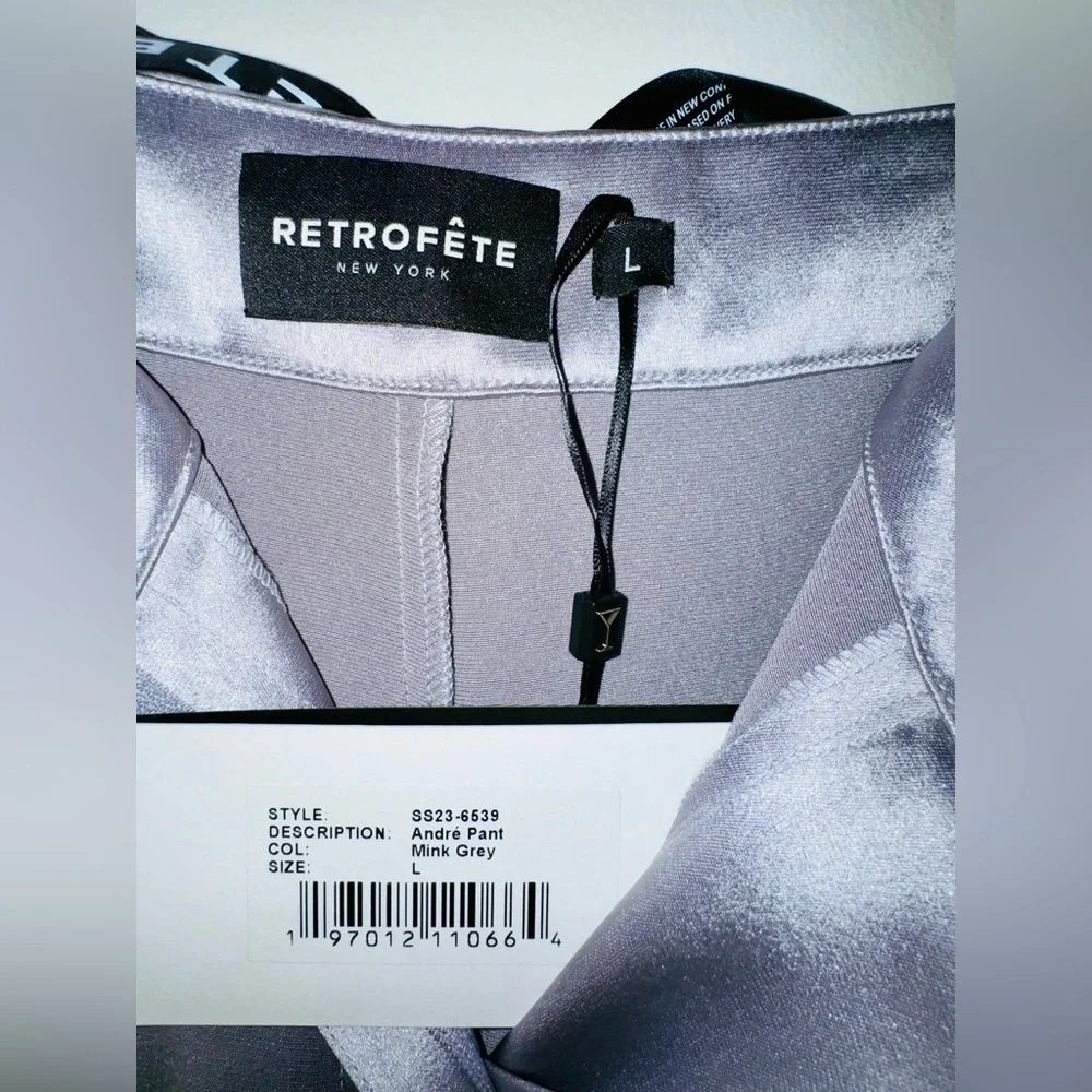 Retrofete - Andre Cargo Pants Mini Grey - Large - New with Tag🏷️ Perfect Condit